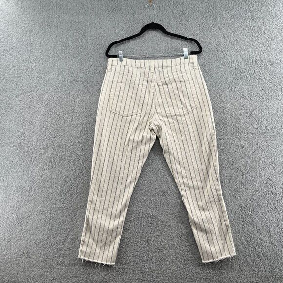 Abercrombie Simone High Rise Slim Jeans Striped Size 32 / 14 - Picture 5 of 16